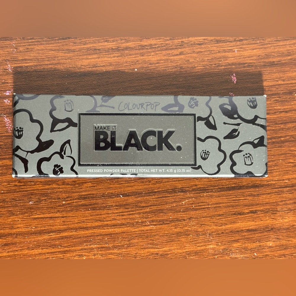 Colorpop Make‎ It Black Pressed Powder Palette